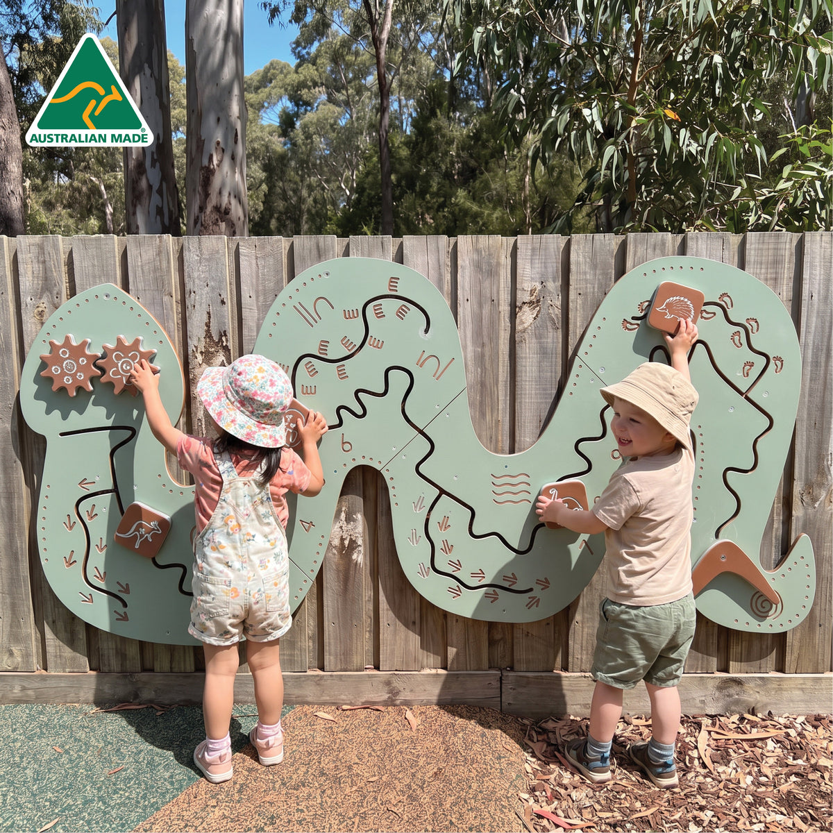 Rainbow Serpent OUTDOOR Wall Game