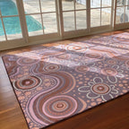 Aboriginal Art Sand Dreaming Rug — alternative view of Indigenous classroom rug