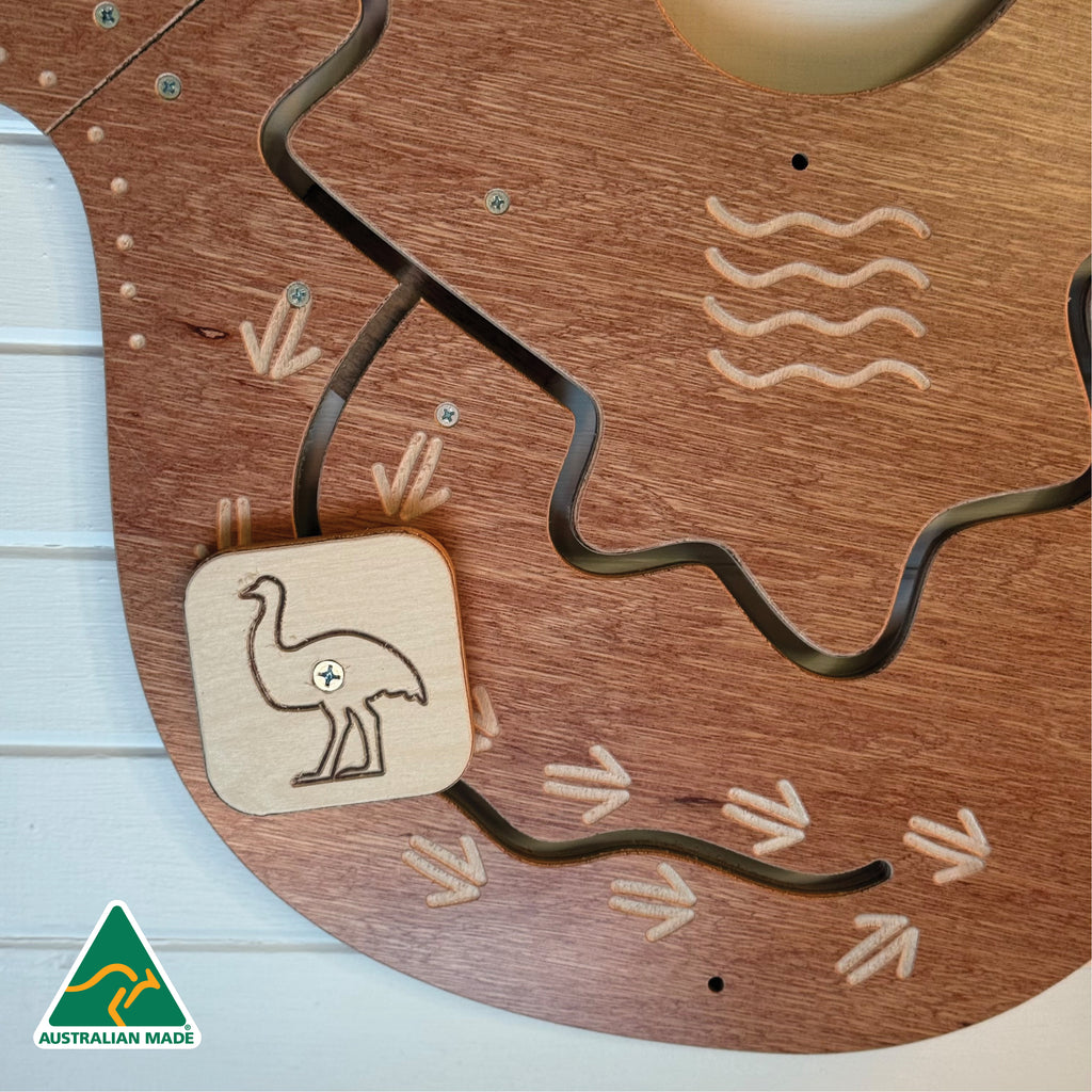 Rainbow Serpent Wall Game — lifestyle photo
