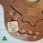 Rainbow Serpent Wall Game — lifestyle photo