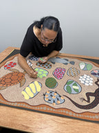 Coolamon Classroom Carpet — colour detail