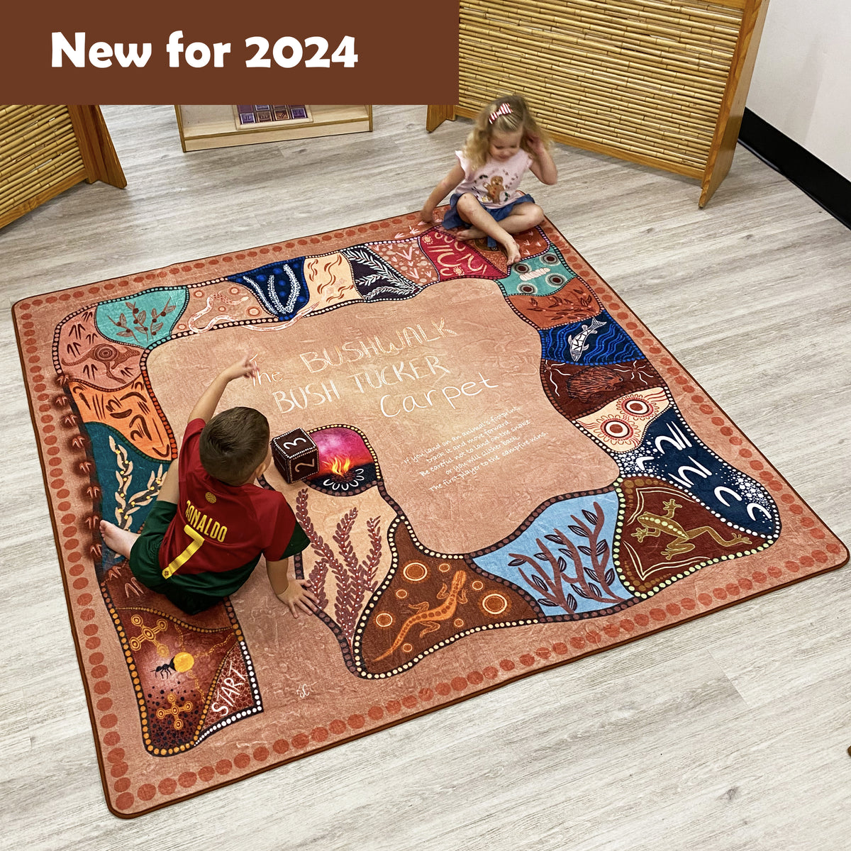 Cultural Rug Embracing Tradition: The Enriching Impact of Aboriginal Yarning Circle