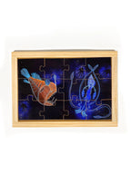 The Deep Puzzle — hand-painted wooden jigsaw puzzle — Australian-made early learning resource, ages 3+