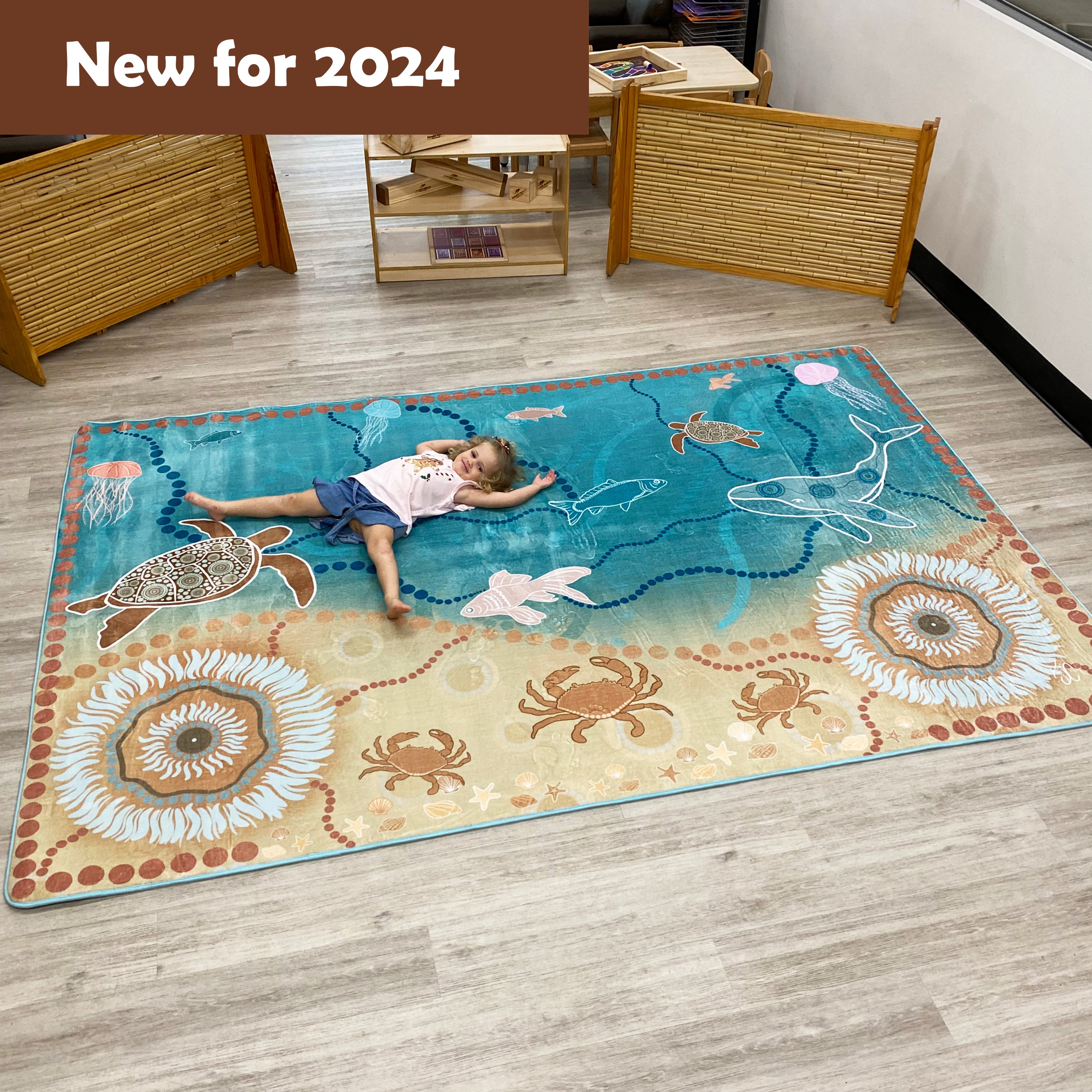 Under the Sea Dreaming Rug 3m x 2m rectangle