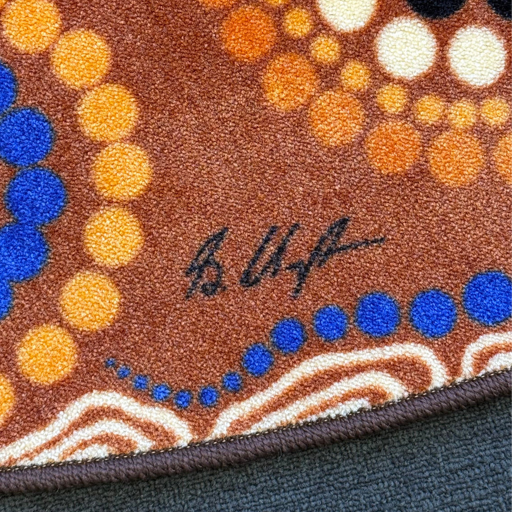 Yarning Camp Rug — pattern detail