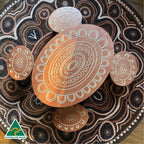 Yarning Oval Table and Stools