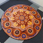 Yarning Camp Rug — detail view