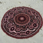 Yarning Circle Cotton Throw — main view