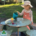 Yarning Table and Stools OUTDOOR