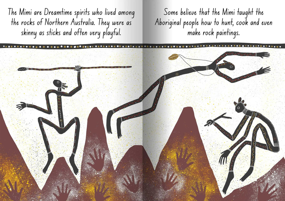 Indigenous Big Book Set of 2 — Dreamtime big book master spread sample