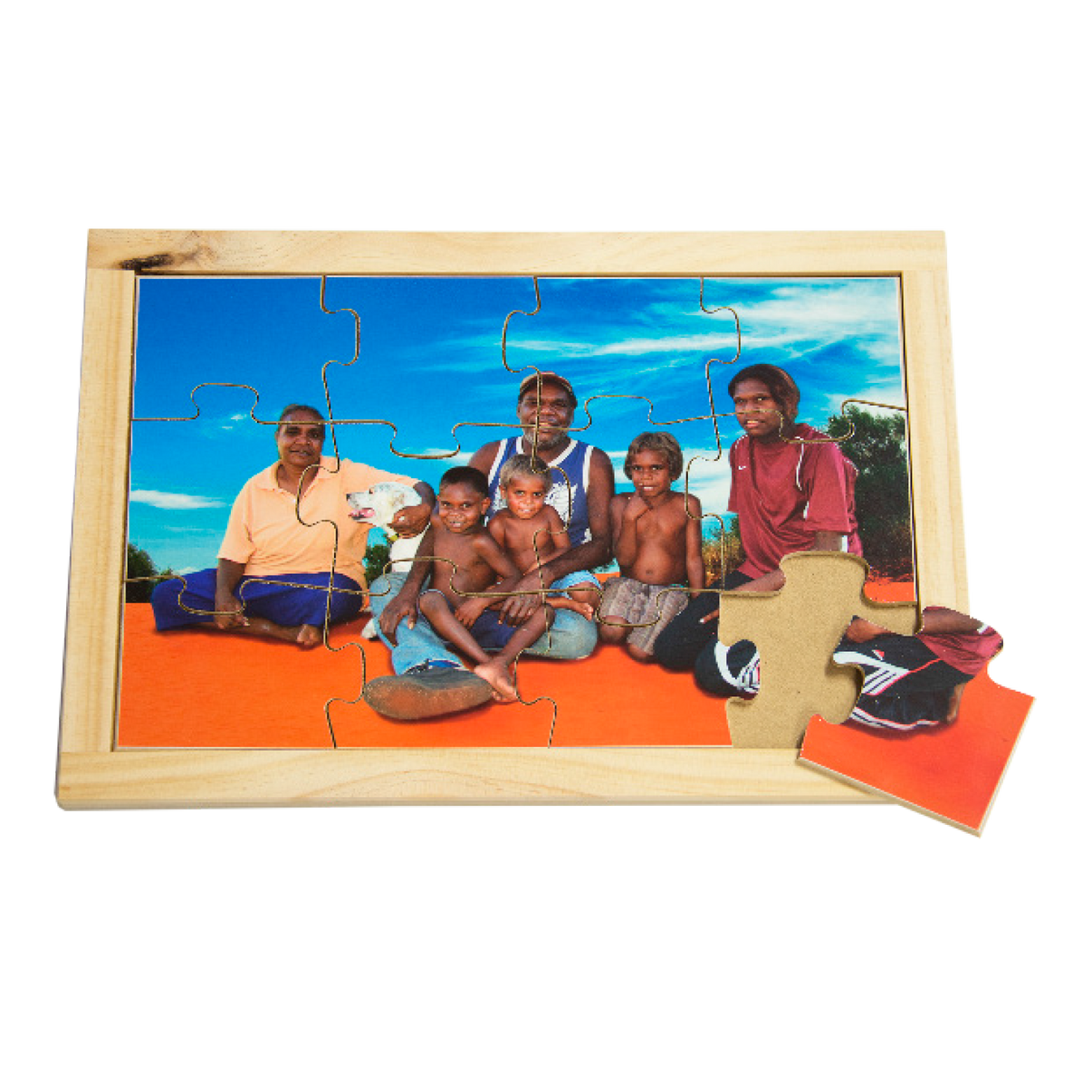 Aboriginal Family Puzzle