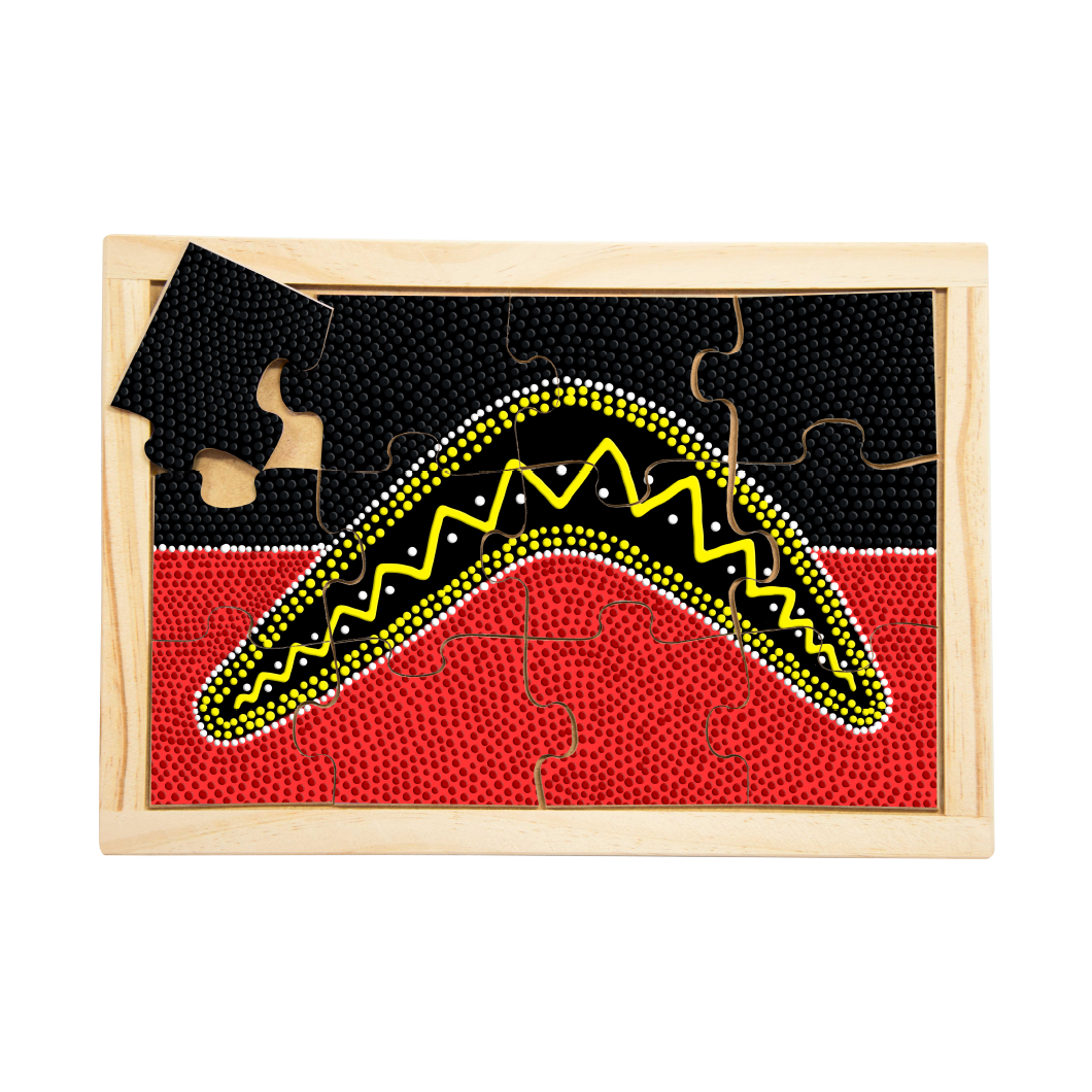 Aboriginal Traditional Boomerang Puzzle