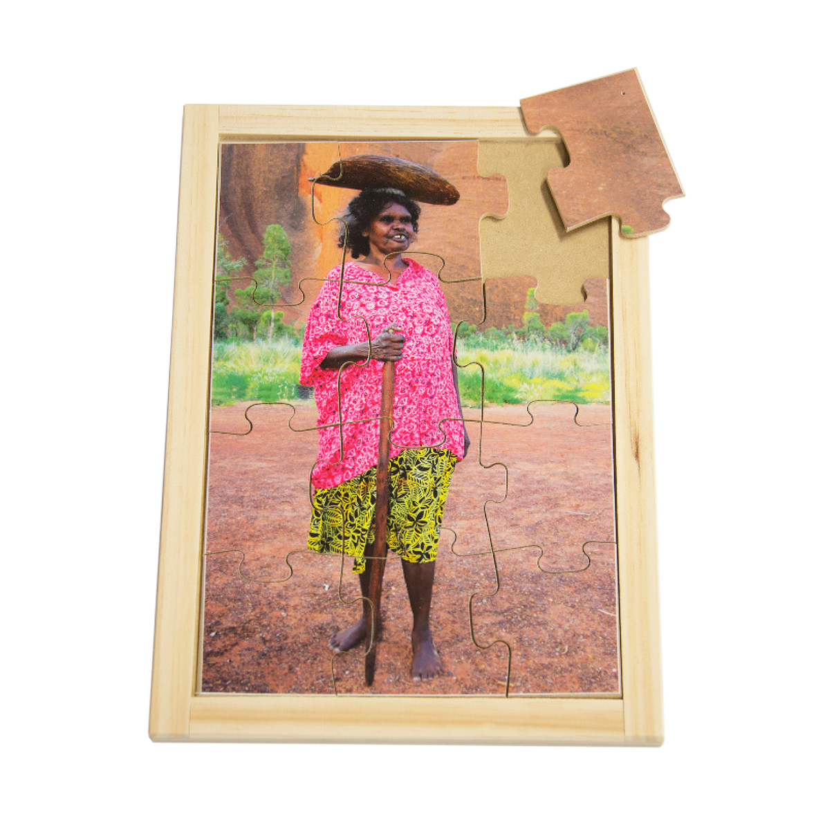 Gathering Lady Puzzle