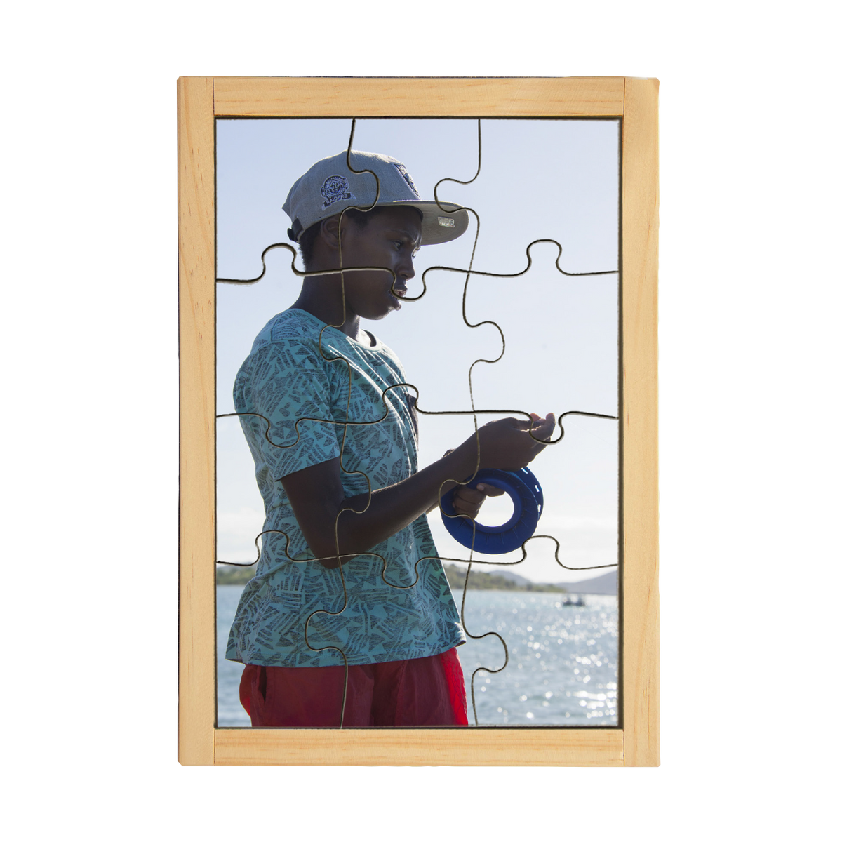 Torres Strait Islander Boy Fishing Puzzle — authentic Aboriginal & Torres Strait Islander classroom resource