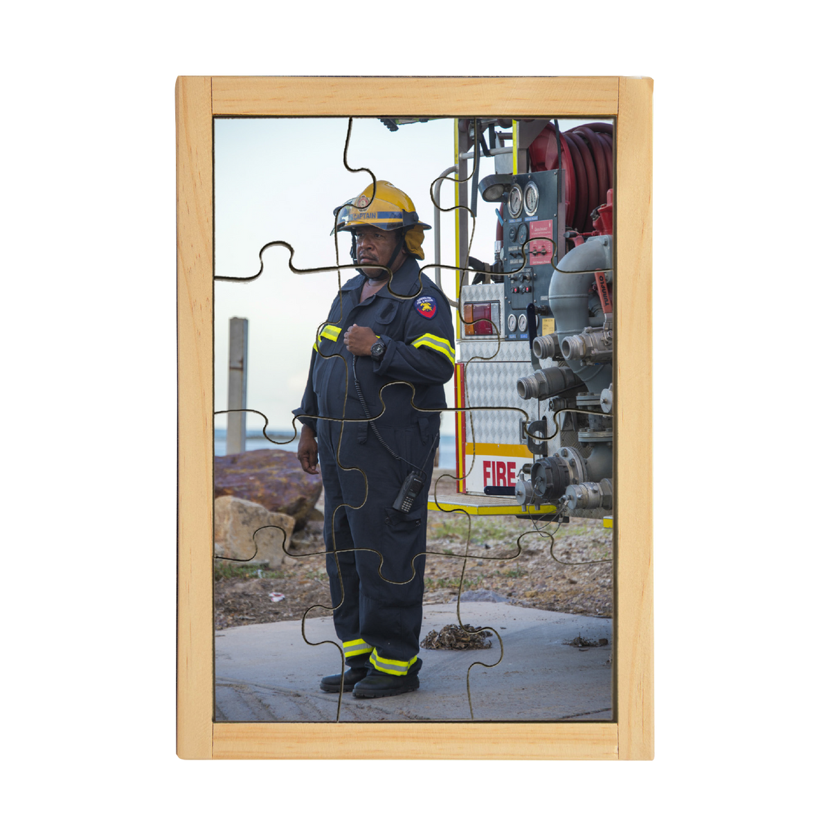 Torres Strait Islander Fire Fighter Puzzle