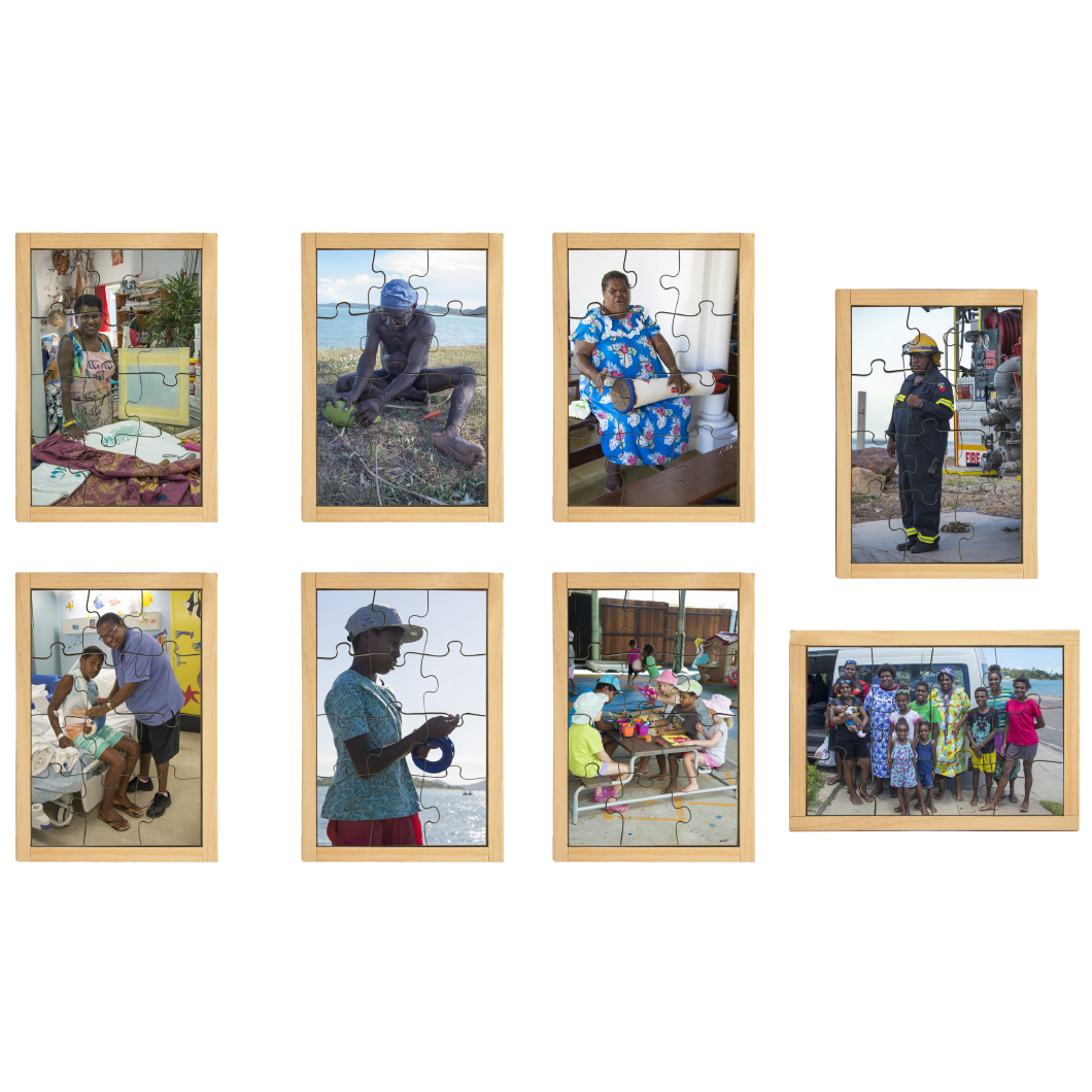 Torres Strait Islander Puzzle Set with FREE Posters 8 Puzzles